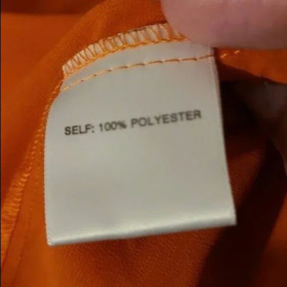 Rose & Olive Lightweight Burnt Orange Blouse - Picture 6 of 6